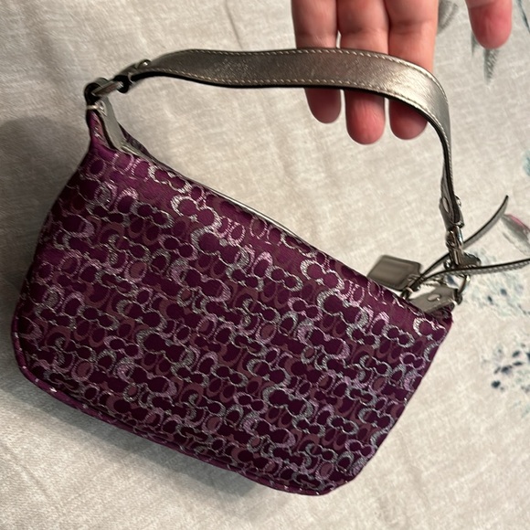 FINAL PRICE 🔥Coach mini bag  very pretty purple 🟣 - Picture 4 of 10